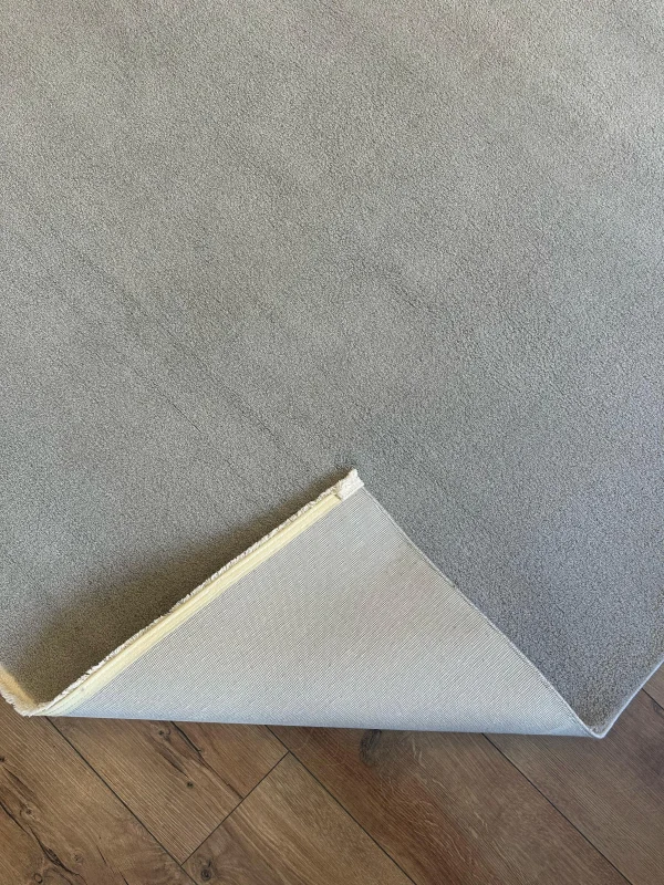 Destan Halı Palermo Yumuşak Yapılı Microfiber Toz Tüy Çıkarmaz Modern Salon Oturma Odası Yatak Odası Halısı Koyu Gri