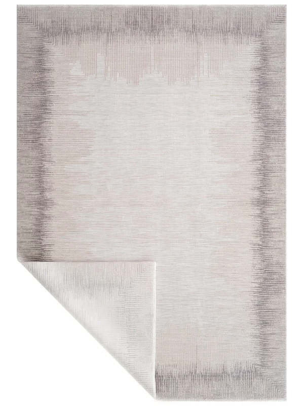 Destan Halı Passages Robot Süpürgeye Uygun Modern Desenli Kolay Temizlenebilir Salon Halısı Passages A3490E Gri Vizon