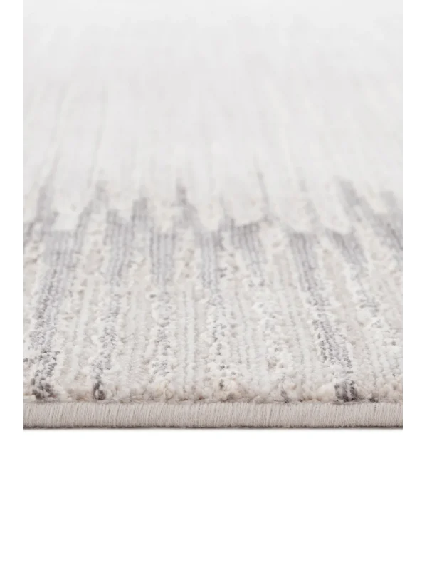 Destan Halı Passages Robot Süpürgeye Uygun Modern Desenli Kolay Temizlenebilir Salon Halısı Passages A3490E Gri Vizon