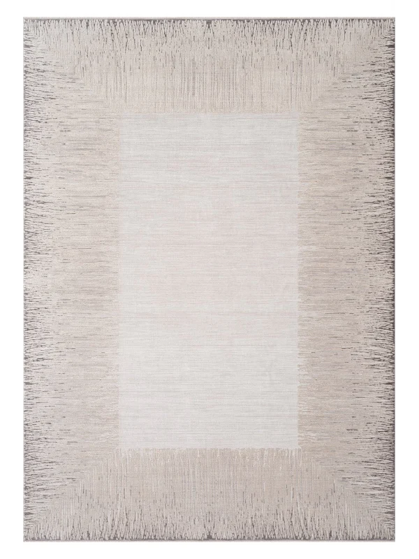 Destan Halı Passages Robot Süpürgeye Uygun Modern Desenli Kolay Temizlenebilir Salon Halısı Passages A3491E Gri Vizon