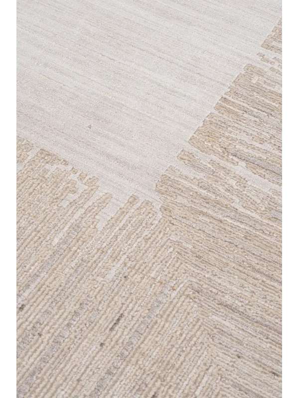 Destan Halı Passages Robot Süpürgeye Uygun Modern Desenli Kolay Temizlenebilir Salon Halısı Passages A3491E Gri Vizon