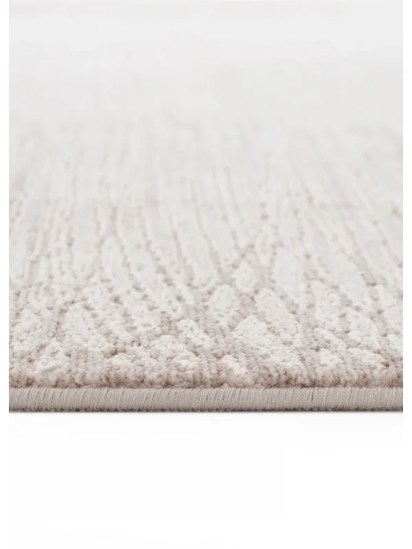 Destan Halı Passages Robot Süpürgeye Uygun Modern Desenli Kolay Temizlenebilir Salon Halısı Passages A3491B Bej Vizon