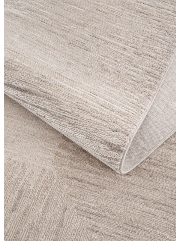 Destan Halı Passages Robot Süpürgeye Uygun Modern Desenli Kolay Temizlenebilir Salon Halısı Passages A3491B Bej Vizon