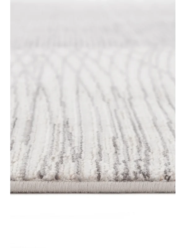 Destan Halı Passages Robot Süpürgeye Uygun Modern Desenli Kolay Temizlenebilir Salon Halısı Passages A3492E Gri Vizon