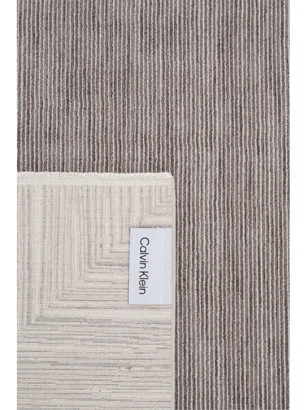 Destan Halı Passages Robot Süpürgeye Uygun Modern Desenli Kolay Temizlenebilir Salon Halısı Passages A3492E Gri Vizon