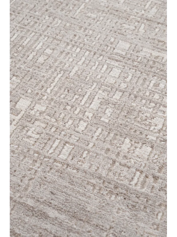 Destan Halı Passages Robot Süpürgeye Uygun Modern Desenli Kolay Temizlenebilir Salon Halısı Passages A3493B Bej Vizon