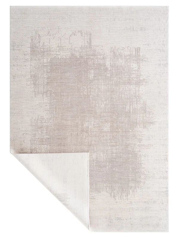 Destan Halı Passages Robot Süpürgeye Uygun Modern Desenli Kolay Temizlenebilir Salon Halısı Passages A3493B Bej Vizon