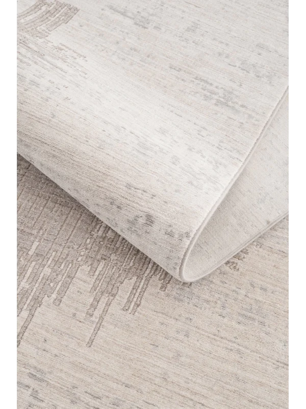 Destan Halı Passages Robot Süpürgeye Uygun Modern Desenli Kolay Temizlenebilir Salon Halısı Passages A3493B Bej Vizon