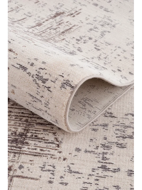 Destan Halı Passages Robot Süpürgeye Uygun Modern Desenli Kolay Temizlenebilir Salon Halısı Passages A3493D Kahve