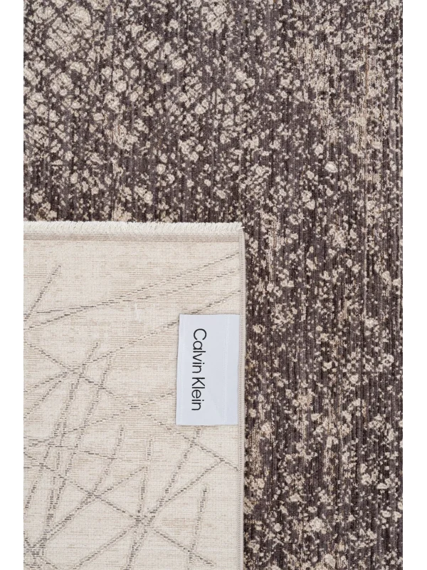 Destan Halı Passages Robot Süpürgeye Uygun Modern Desenli Kolay Temizlenebilir Salon Halısı Passages A3494D Kahve