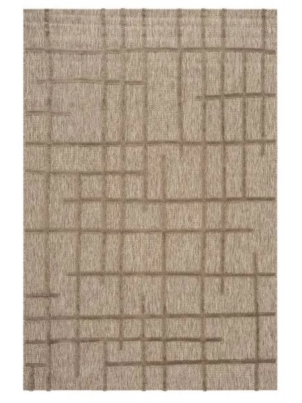 Destan Halı Passion Robot Modern Desenli Kolay Temizlenebilir Salon Halısı A0517B NATURAL