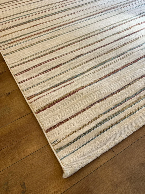 Destan Halı Gloria 5303 Modern İskandinav Hav Toz Vermez Etnik Modern Makine Halısı