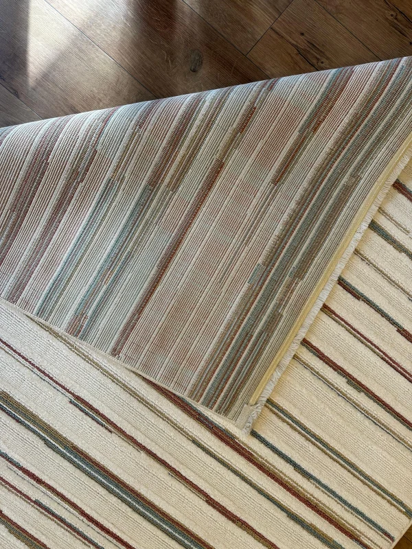 Destan Halı Gloria 5303 Modern İskandinav Hav Toz Vermez Etnik Modern Makine Halısı