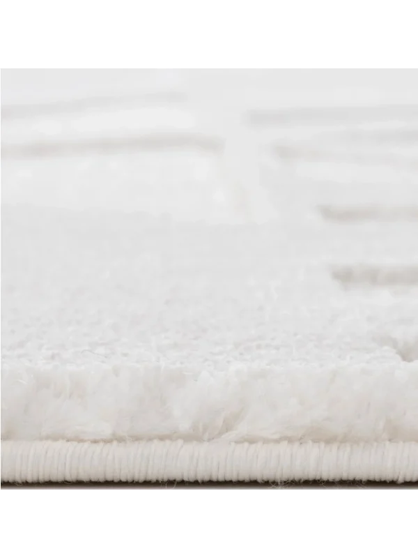 Destan Halı Pure Lines Robot Süpürgeye Uygun Modern Desenli Kolay Temizlenebilir Salon Halısı A2380A Krem