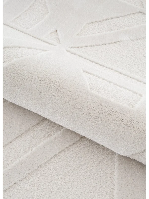 Destan Halı Pure Lines Robot Süpürgeye Uygun Modern Desenli Kolay Temizlenebilir Salon Halısı A2380A Krem