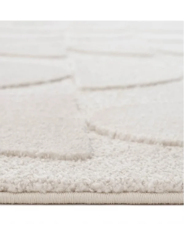 Destan Halı Pure Lines Robot Süpürgeye Uygun Modern Desenli Kolay Temizlenebilir Salon Halısı A2382B Bej