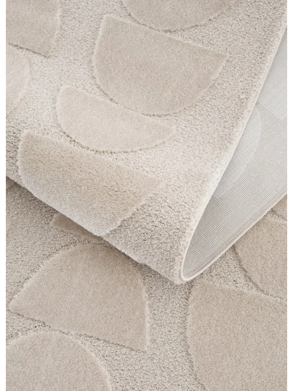 Destan Halı Pure Lines Robot Süpürgeye Uygun Modern Desenli Kolay Temizlenebilir Salon Halısı A2382B Bej