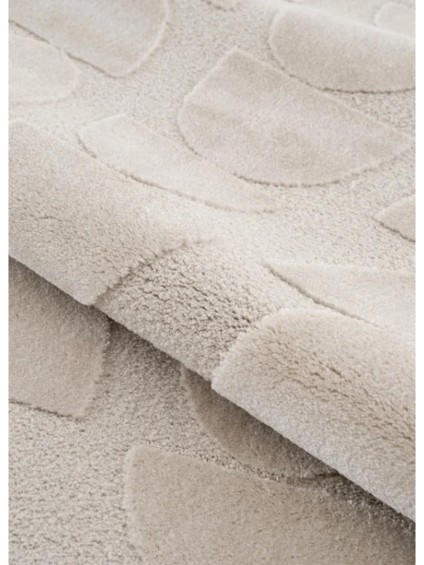 Destan Halı Pure Lines Robot Süpürgeye Uygun Modern Desenli Kolay Temizlenebilir Salon Halısı A2382B Bej