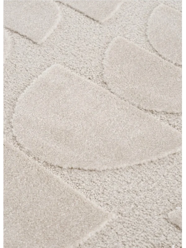 Destan Halı Pure Lines Robot Süpürgeye Uygun Modern Desenli Kolay Temizlenebilir Salon Halısı A2382B Bej