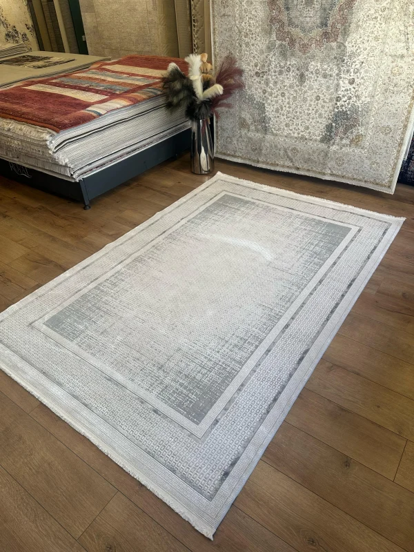 Destan Halı Quasar Yumuşak ve Parlak Tuşeli Modern Salon Halısı 5510