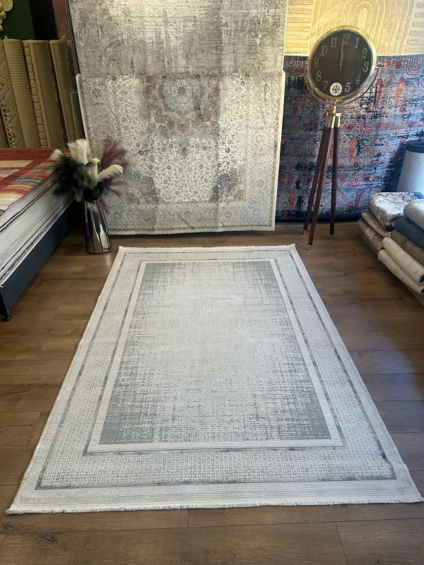 Destan Halı Quasar Yumuşak ve Parlak Tuşeli Modern Salon Halısı 5510