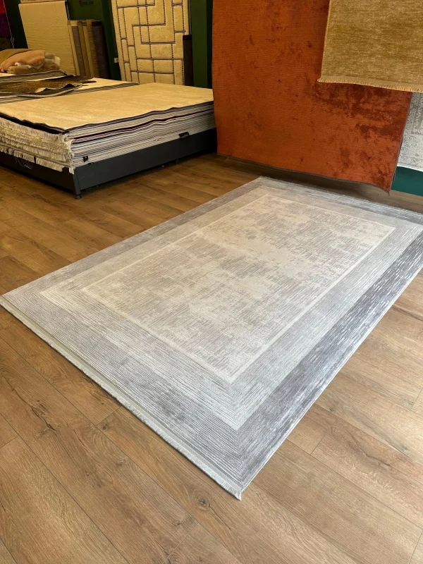 Destan Halı Quasar Yumuşak ve Parlak Tuşeli Modern Salon Halısı 8503