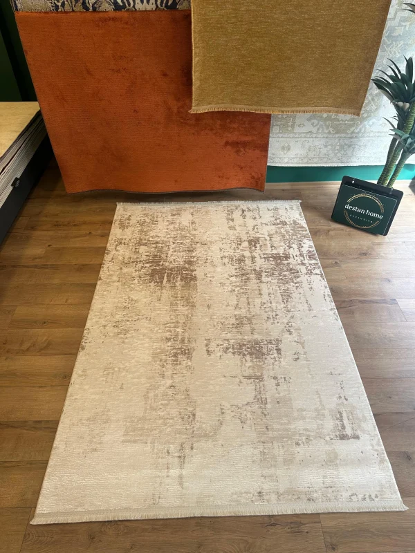 Destan Halı Quasar Yumuşak ve Parlak Tuşeli Modern Salon Halısı A340F