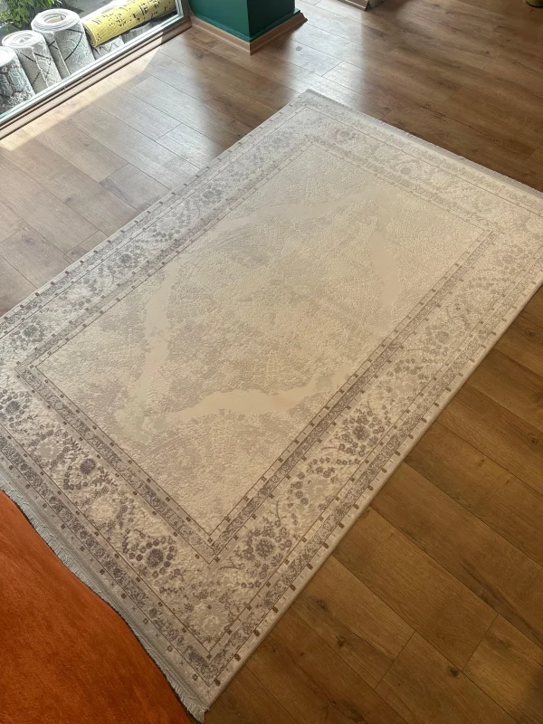 Destan Halı Quasar Yumuşak ve Parlak Tuşeli Modern Salon Halısı A341F