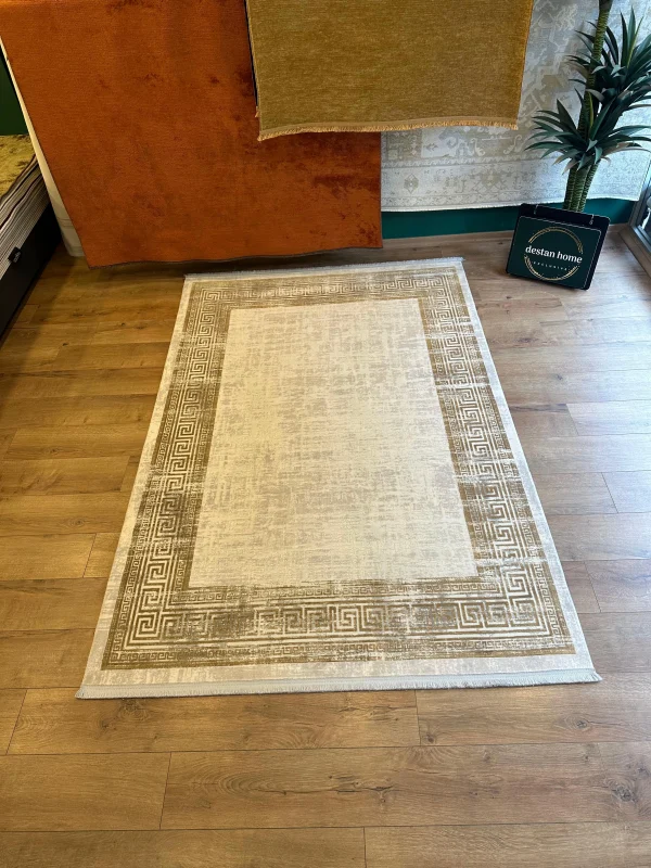 Destan Halı Quasar Yumuşak ve Parlak Tuşeli Modern Salon Halısı A342F