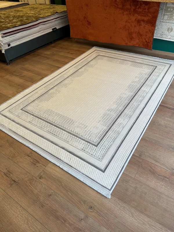 Destan Halı Quasar Yumuşak ve Parlak Tuşeli Modern Salon Halısı A343F