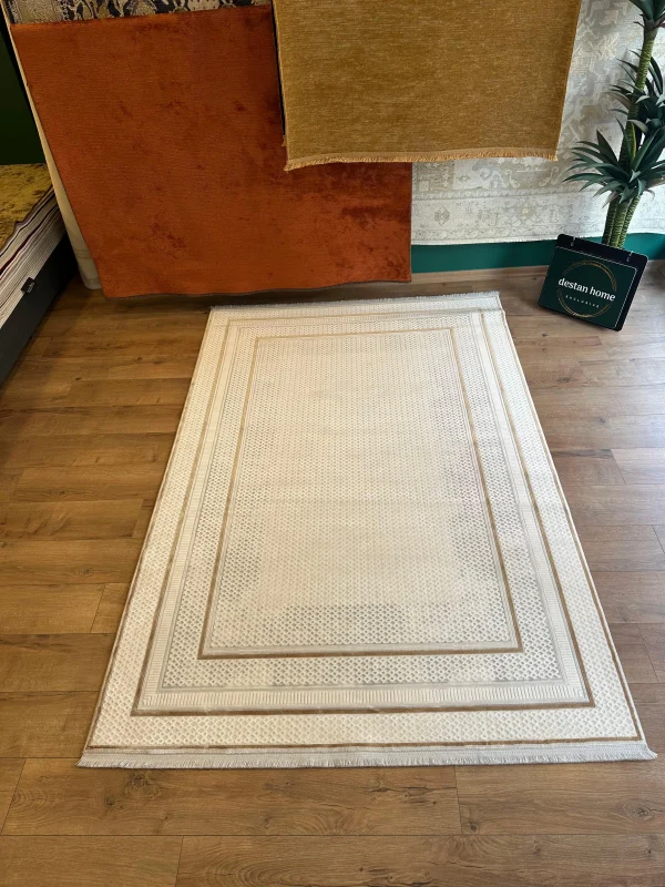 Destan Halı Quasar Yumuşak ve Parlak Tuşeli Modern Salon Halısı A344F