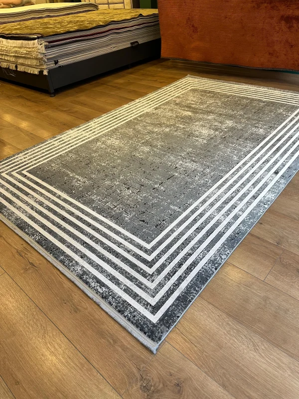 Destan Halı Quasar Yumuşak ve Parlak Tuşeli Modern Salon Halısı A346F