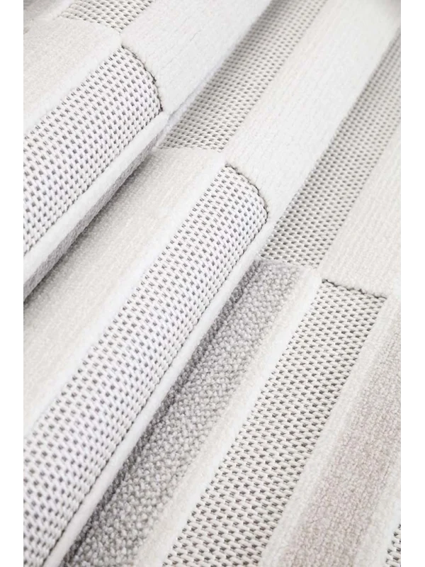 Destan Halı Risby 1858A Modern İskandinav Hav Toz Vermez Etnik Modern Makine Halısı