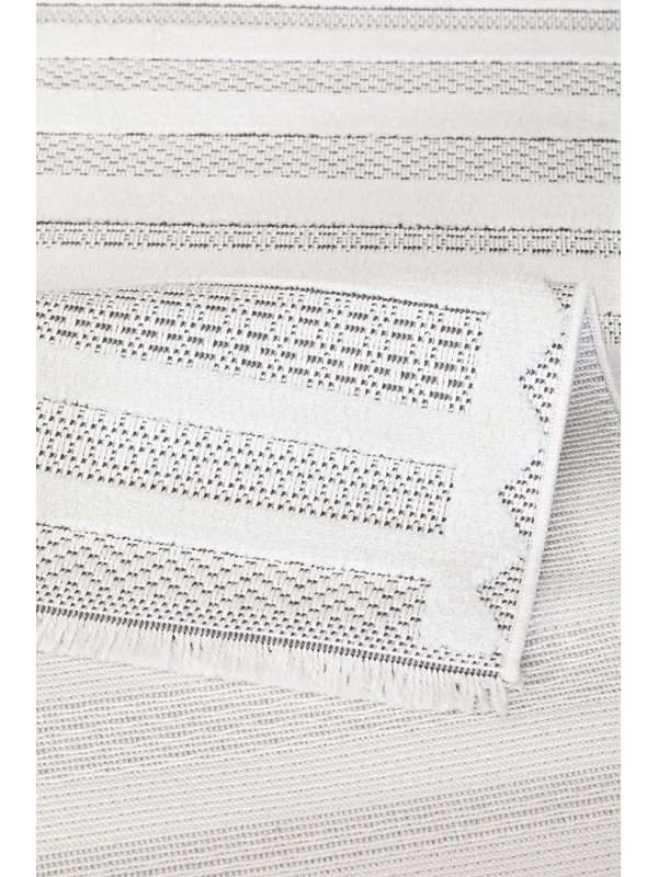 Destan Halı Risby 1855A Modern İskandinav Hav Toz Vermez Etnik Modern Makine Halısı
