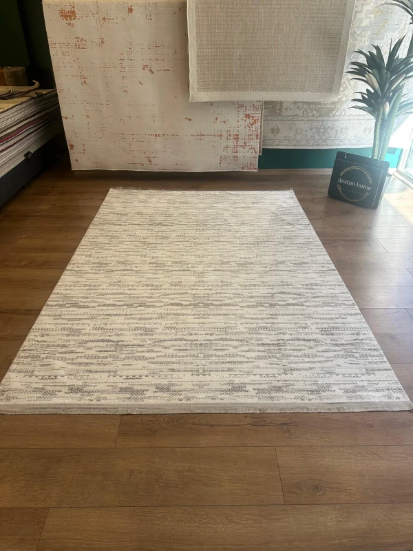 Destan Halı Saten Bambu Kaymaz Yıkanabilir İnce Dokuma Halı 02