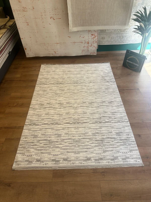 Destan Halı Saten Bambu Kaymaz Yıkanabilir İnce Dokuma Halı 02