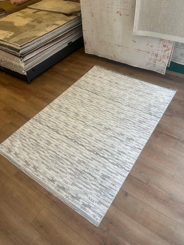 Destan Halı Saten Bambu Kaymaz Yıkanabilir İnce Dokuma Halı 02