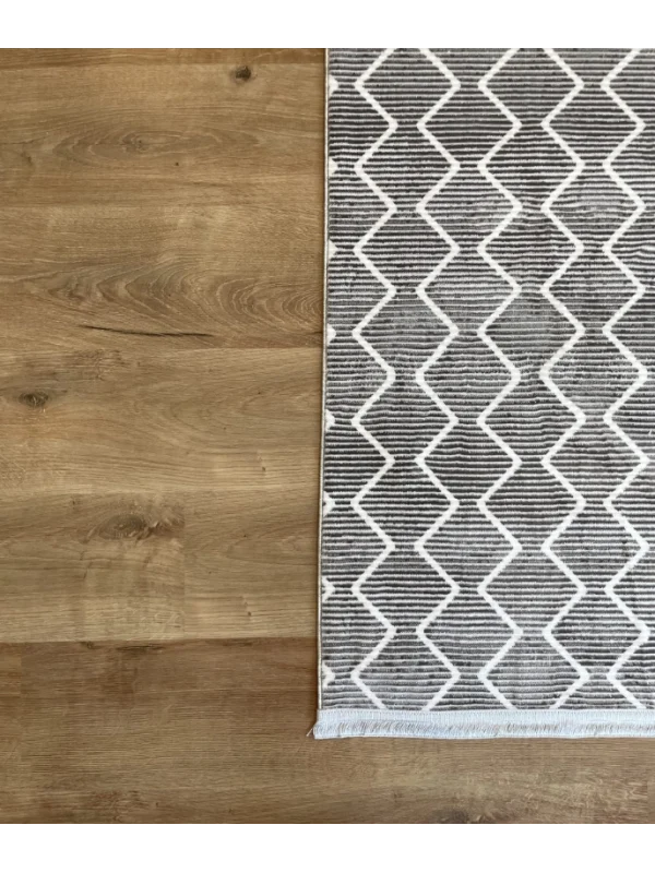 Destan Halı Saten Bambu Kaymaz Yıkanabilir İnce Dokuma Halı 03