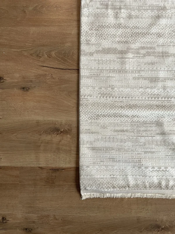 Destan Halı Saten Bambu Kaymaz Yıkanabilir İnce Dokuma Halı 12