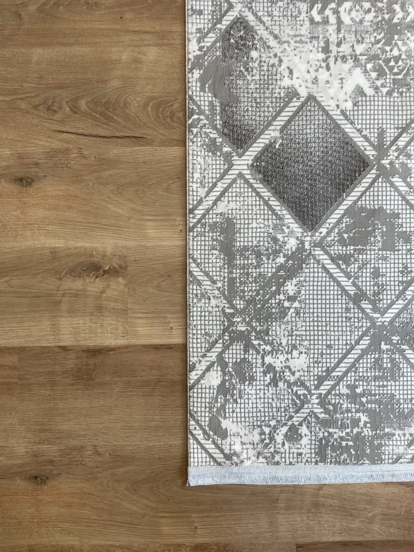 Destan Halı Saten Bambu Kaymaz Yıkanabilir İnce Dokuma Halı 15