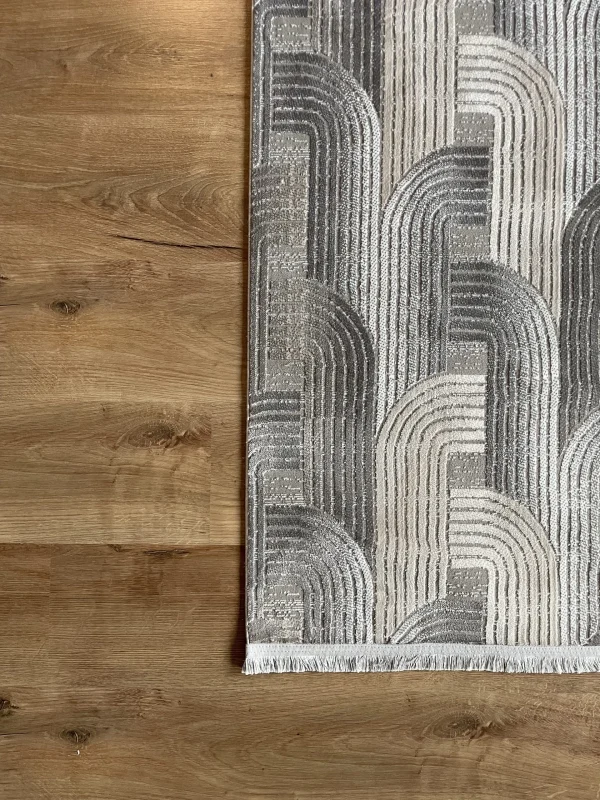 Destan Halı Saten Bambu Kaymaz Yıkanabilir İnce Dokuma Halı 16