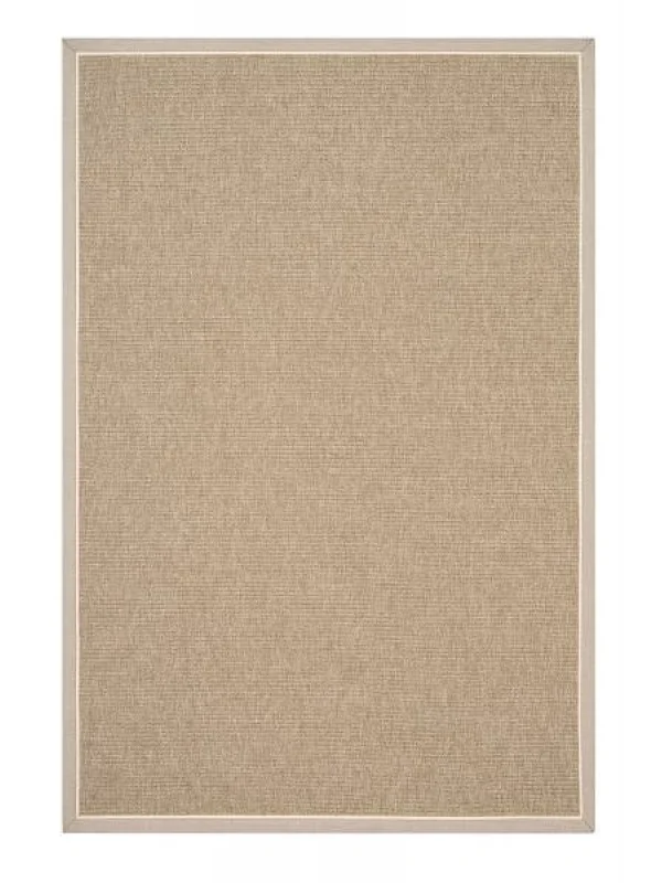 Destan Halı Signature Bordure Modern Desenli Kolay Temizlenebilir Salon Halısı B3622A NATUREL BORDÜR BEJ KREM