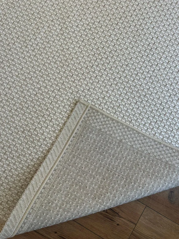 Destan Halı Sisal 05 Bordürlü Özel Ölçü Tam Çerçeveli Jüt Sisal Modern Halı