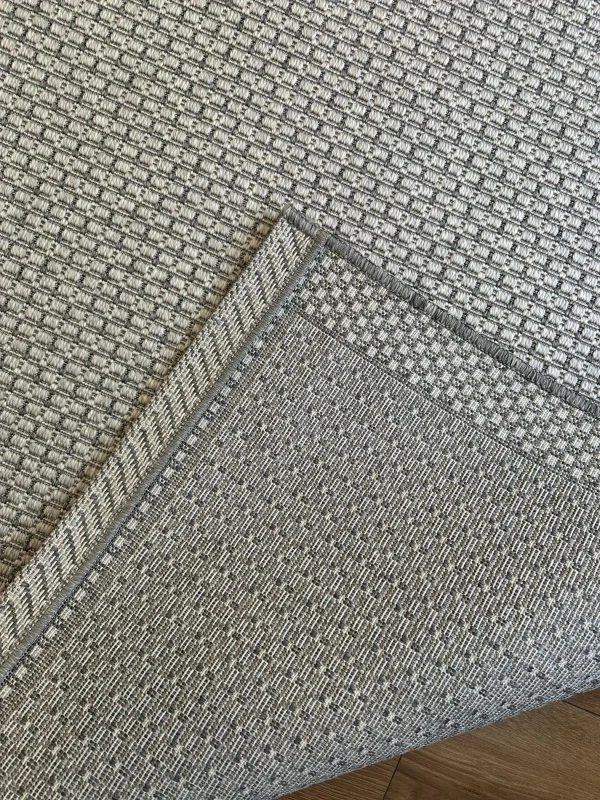 Destan Halı Sisal 06 Bordürlü Özel Ölçü Tam Çerçeveli Jüt Sisal Modern Halı