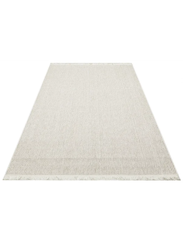 Destan Halı Step 6404 Beyaz Açık Kahverengi Halı