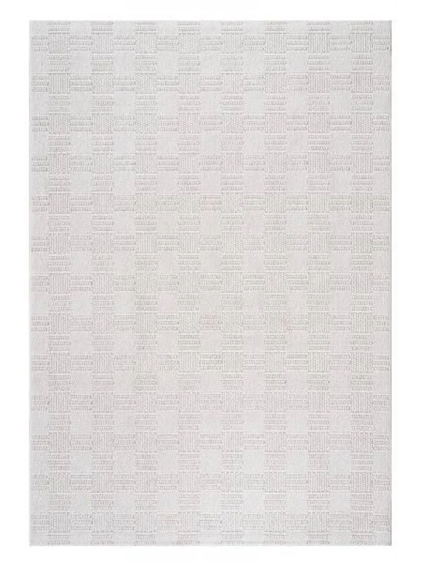 Destan Halı Urban Luxe Robot Modern Desenli Kolay Temizlenebilir Salon Halısı A2398D KREM VİZON