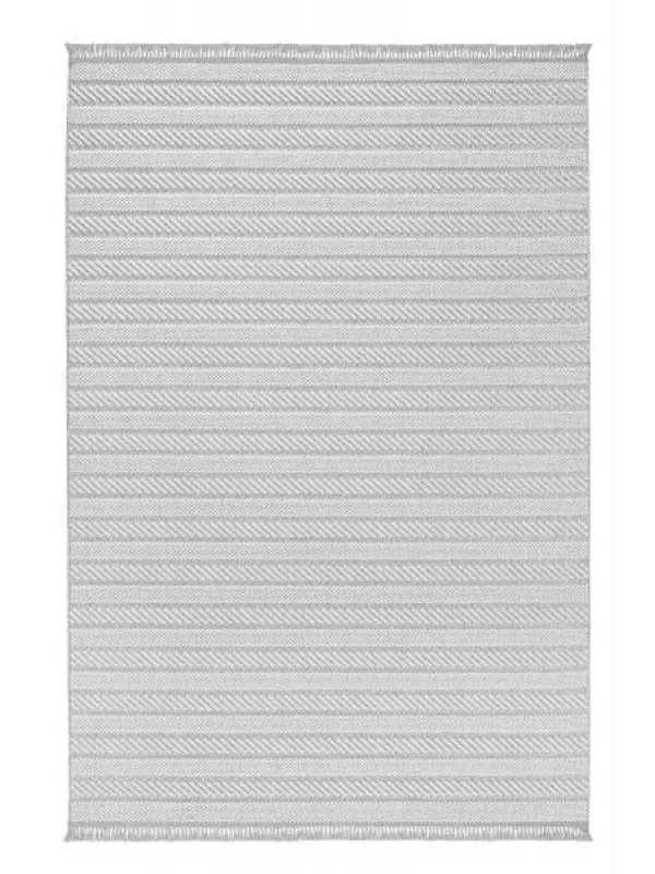 Destan Halı Urban Luxe Robot Modern Desenli Kolay Temizlenebilir Salon Halısı A24004B KREM GRİ