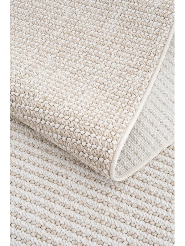 Destan Halı Urban Luxe Robot Modern Desenli Kolay Temizlenebilir Salon Halısı A2404D Krem Vizon