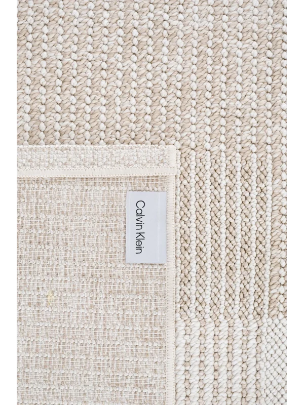 Destan Halı Urban Luxe Robot Modern Desenli Kolay Temizlenebilir Salon Halısı A2404D Krem Vizon