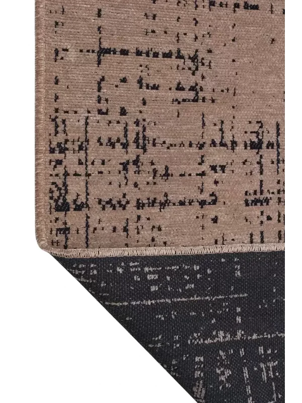 Destan Halı Ürgüp 6003 Bej Kaymaz Tabanlı Yıkanabilir Kilim